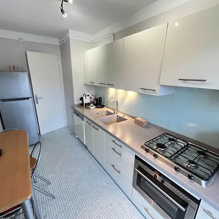 B052-bel Spacieux Grand Balcon Et Garage Apartment Cannes